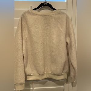 Cream cozy crewneck sweater